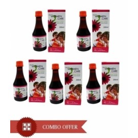 Herbal Tonic for Women  - VXL's Women Care Syrup Combo of 5 Pcs